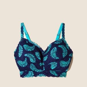 Never Say Never Printed Ultra Curvy Sweetie Bralette
xs EUC crossable straps